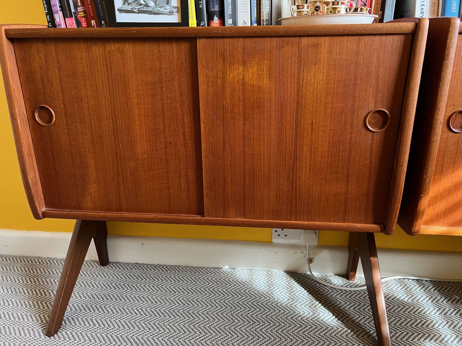 Ergo Teak Wall Shelving Unit By John Texmon Einar Blindheim For Blindheim, Norway, 1950s, photo 1800.0