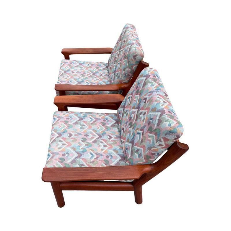 photo for sale Lounge Chairs And Sofa By Juul Kristensen For Glostrup Møbelfabrik, 1960, Set Of 3