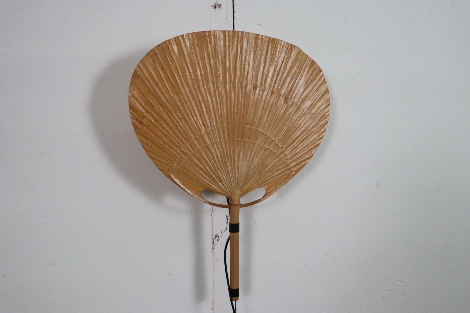 Ingo Maurer Uchiwa III Wall Lamps, M Design 1973 photo Lighting