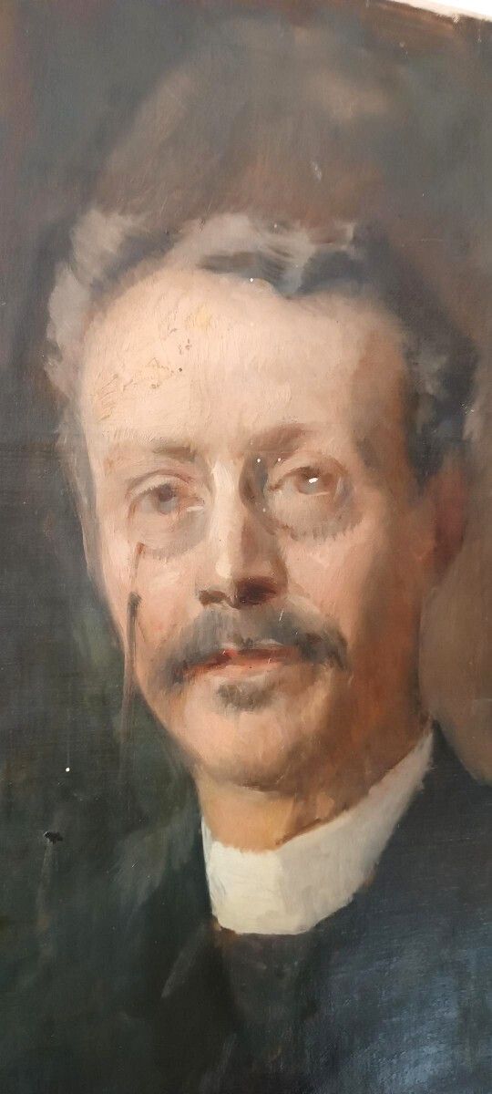 Oil Painting On Canvas, Late 19th Century, Portrait photo Art