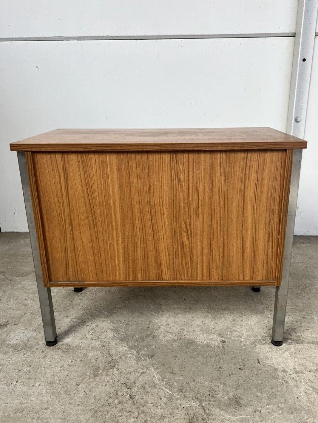 Vtg Late Mid Century Modernist Danish Scandi Media Sideboard  Unit Retro photo Furniture