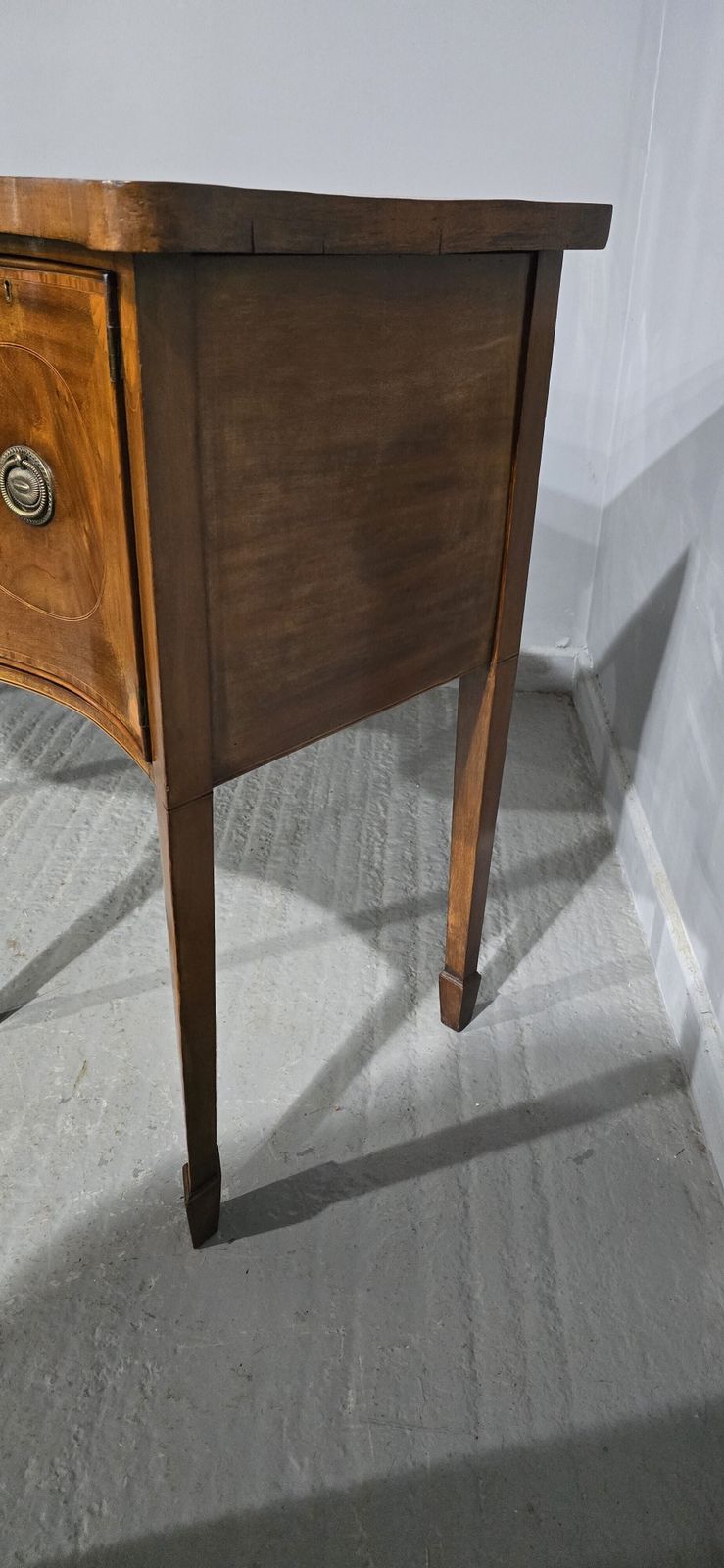 Superb Edwardian Mahogany Inlaid Sideboard photo vintage