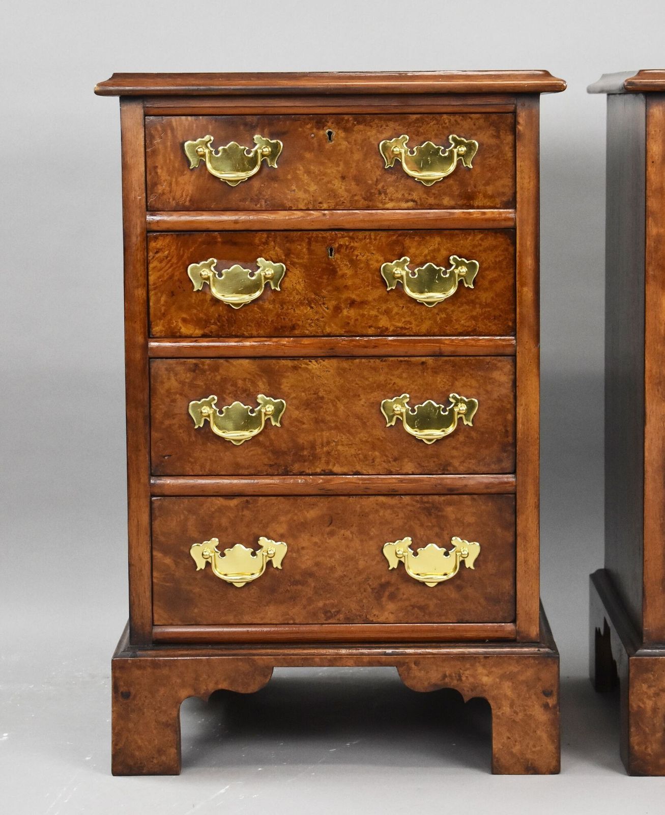 Pair Of Victorian Burr Walnut Bedsides photo for sale