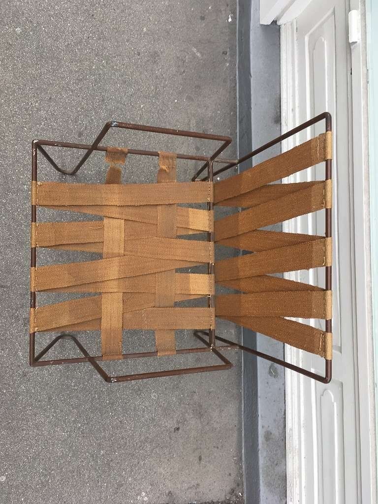 Sculptural Iron Chairs, 1930s, Set Of 3 photo vintage