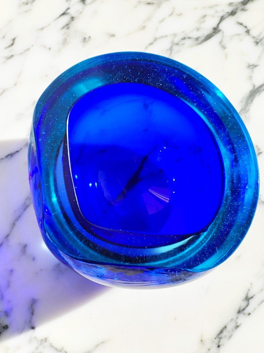 Large Mid Century Murano Glass Catch All Attributed To Flavio Poli For Seguso, 1960s photo furniture
