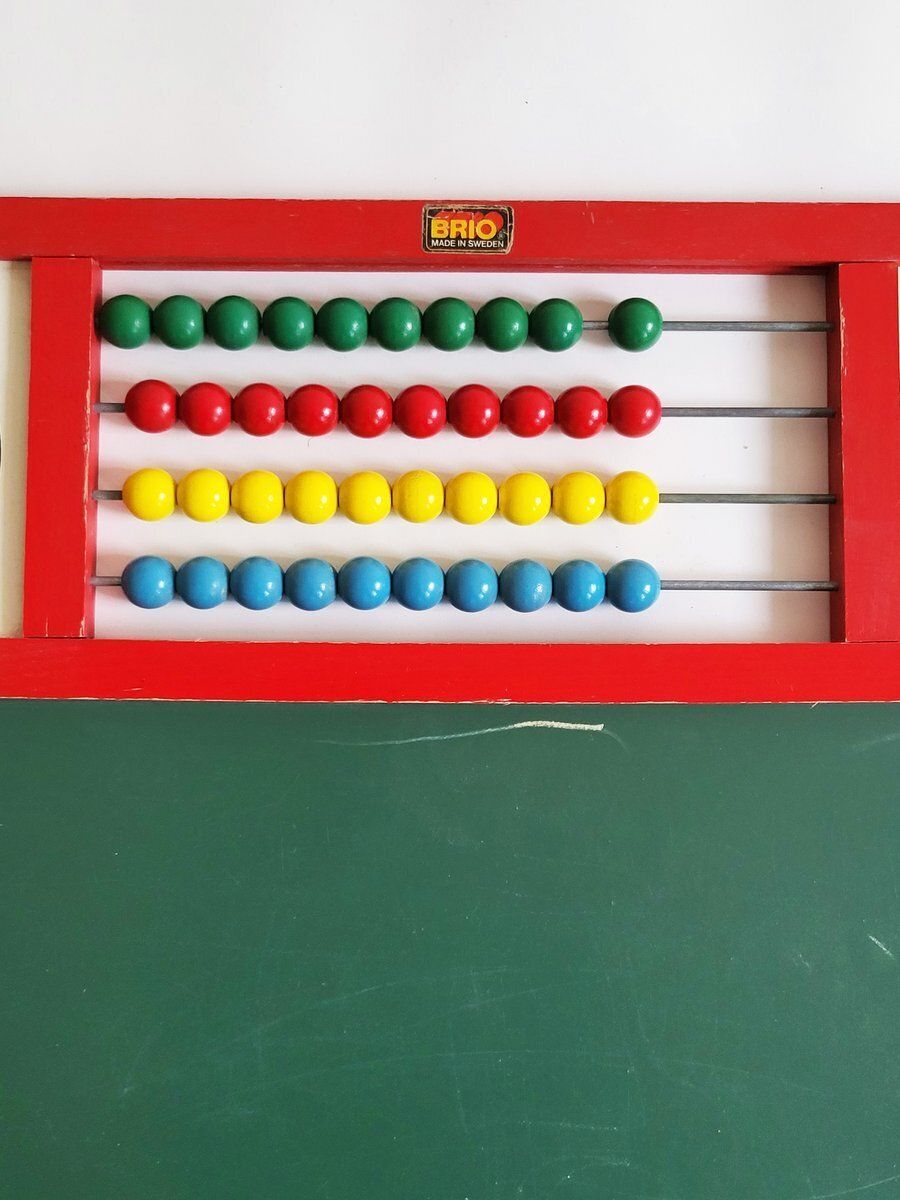 Mid Century Swedish School Board From Brio, 1950s photo for sale