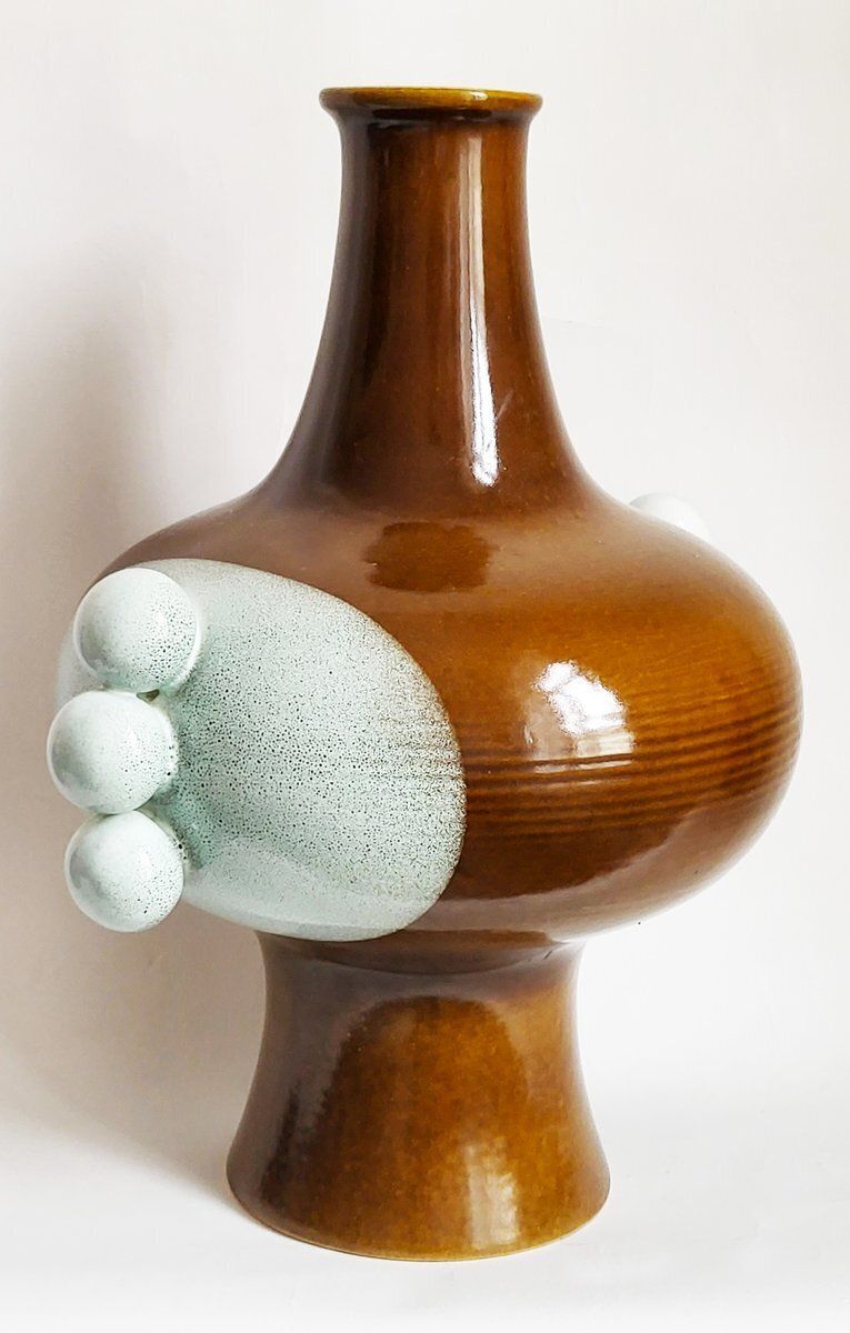 Mid Century Modern Vase By Kravsko, Czechoslovakia, 1960s photo furniture