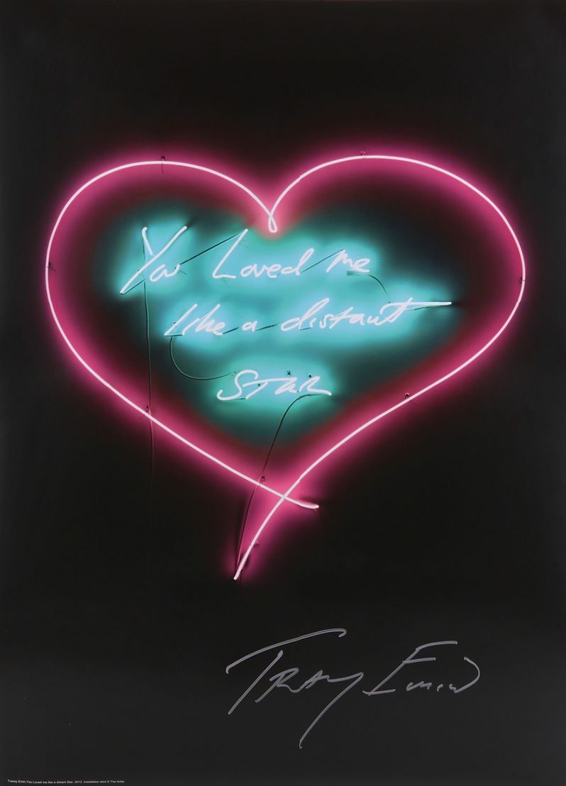 Tracey Emin Full Set Of Hand Signed Love Neon Posters photo 27000.0