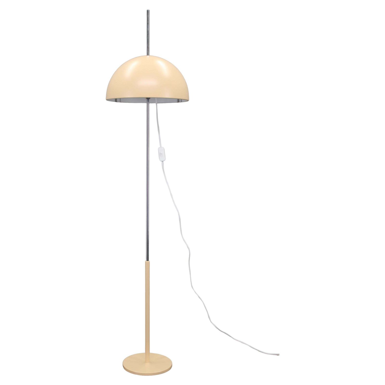 Napako Mushroom Floor Lamp With Height Adjustable Shade, Czechoslovakia 1970