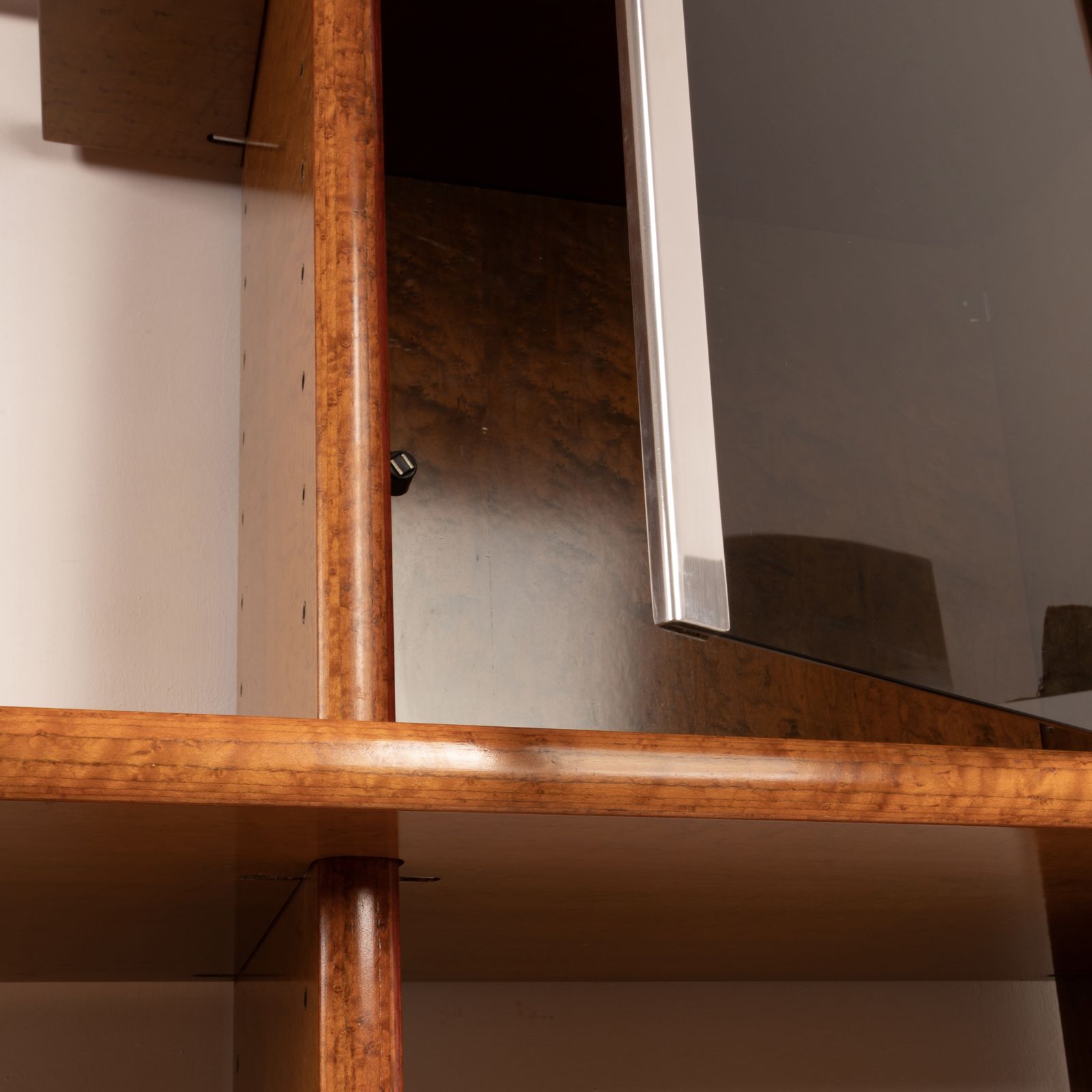 Furniture Crossing Bookcase By Giovanni Offredi For Saporiti, 1970s photo