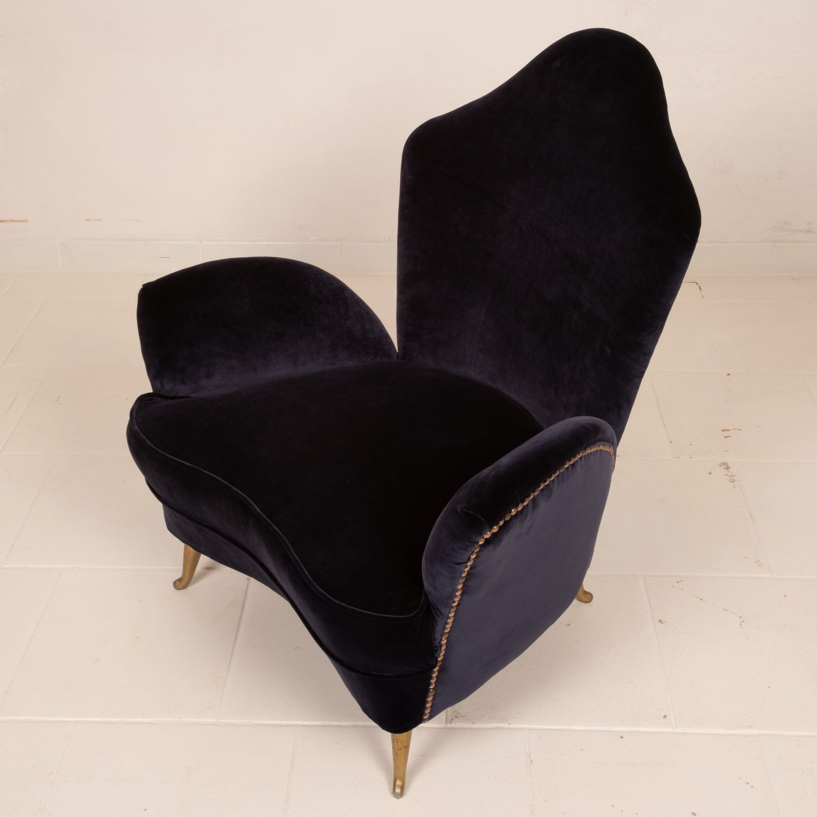 photo vintage Armchair By Cesare Lacca For Isa Bergamo