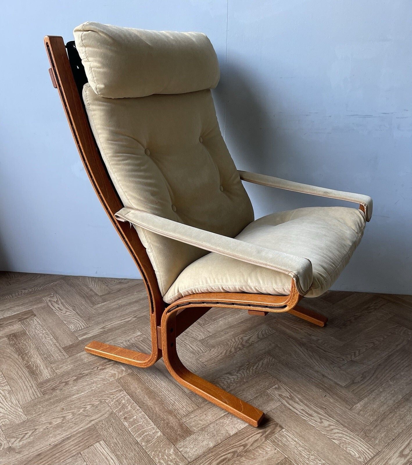 Siesta Chair Ingmar Relling Westnofa Ekornes Vintage Mcm Lounge Armchair