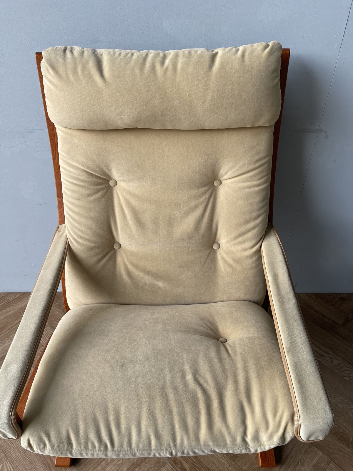 Siesta Chair Ingmar Relling Westnofa Ekornes Vintage Mcm Lounge Armchair photo vinterior