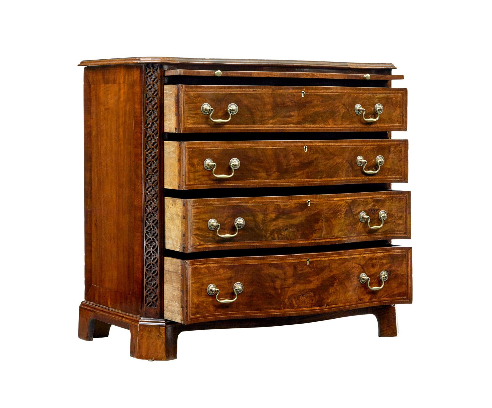 photo for sale Early 19th Century Walnut Chest Of Drawers