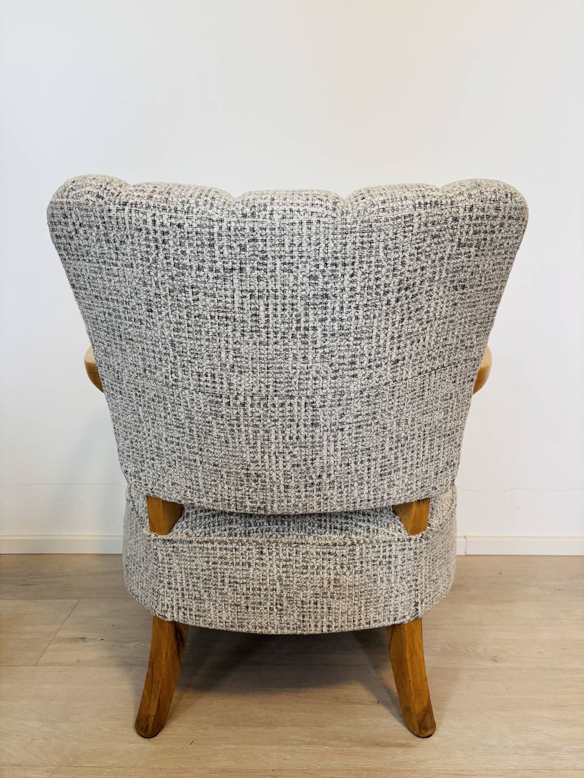 Fully Restored Vintage Lounge Arm Chair By Jindrich Halabala H 237, 1950’s photo 1059.0