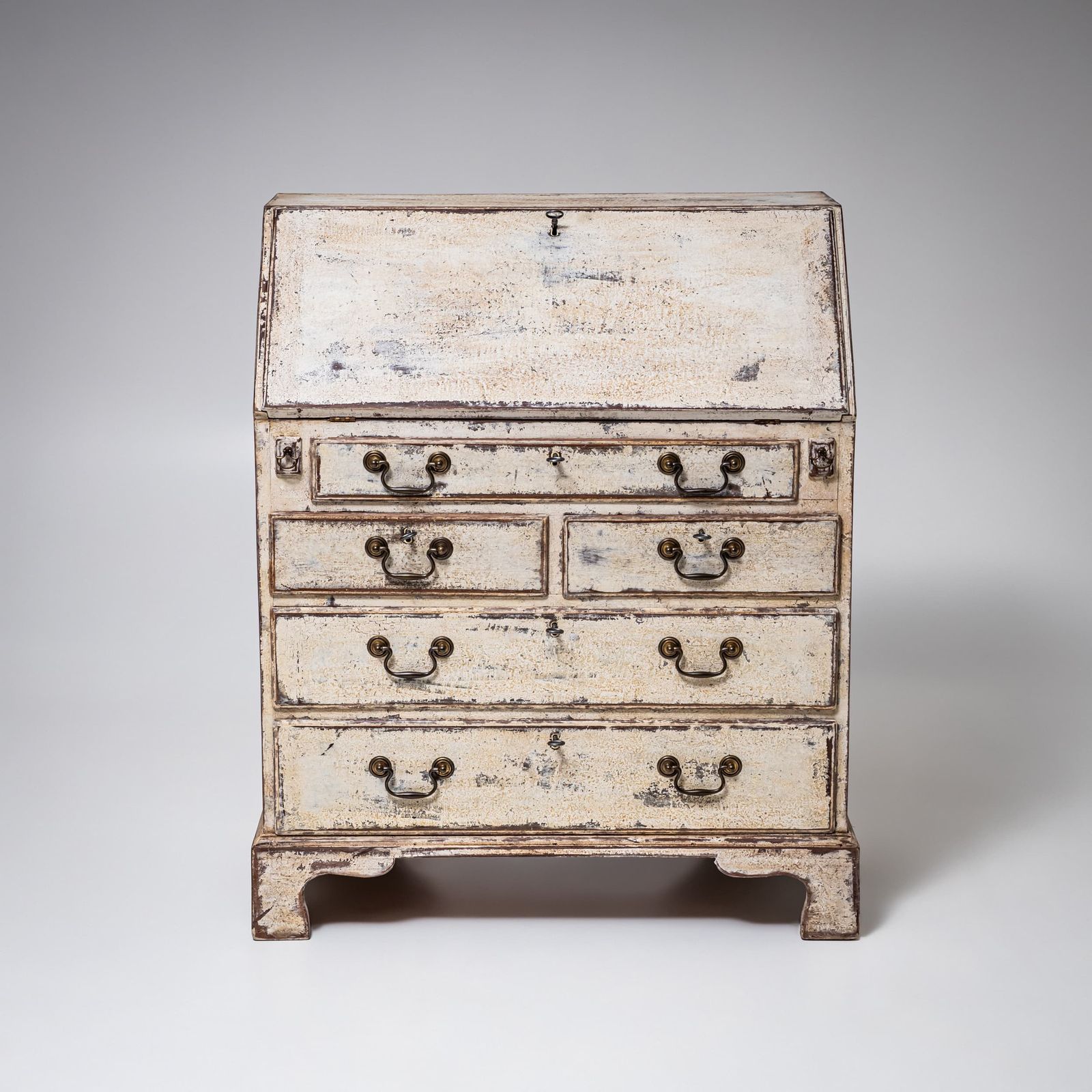 Hand Painted And Patinated Georgian Slant Front Desk, Circa 1800 photo Furniture