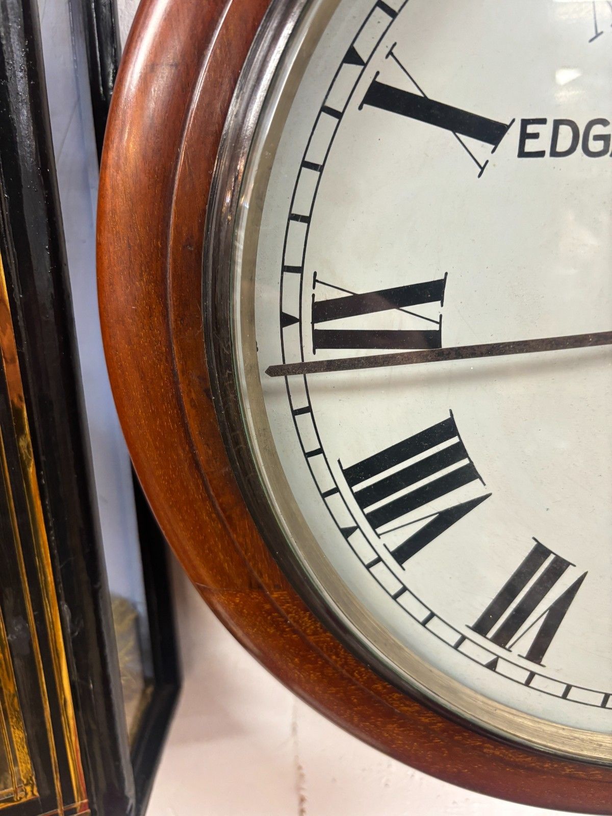 Early 20th Century Edgar Vincent & Sons 'The Casket' Yeovil Wall Clock photo buy