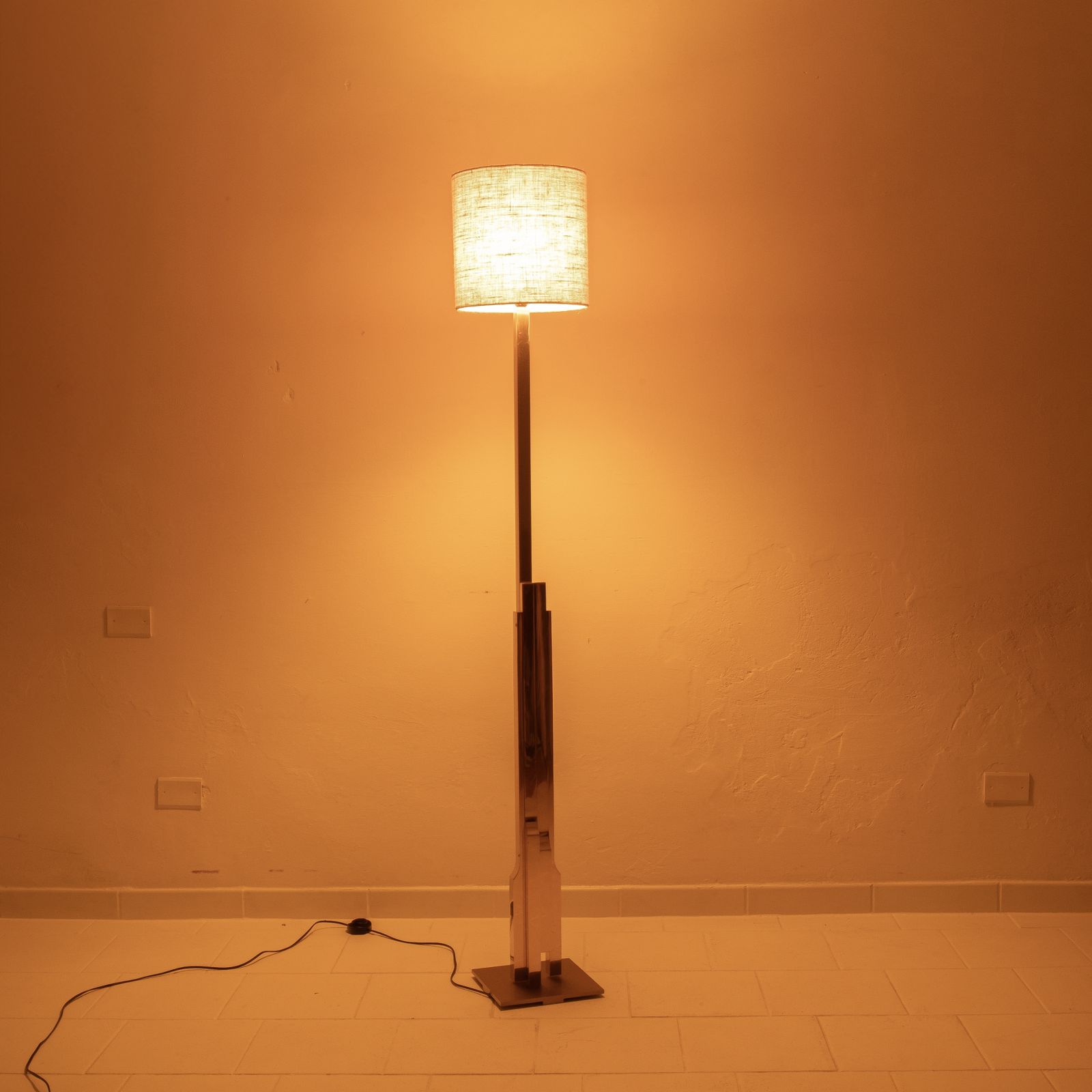 photo vintage Floor Lamp "Gaetano   Sculpture 99" By Luciano Frigerio For Frigerio Di Desio 1/99