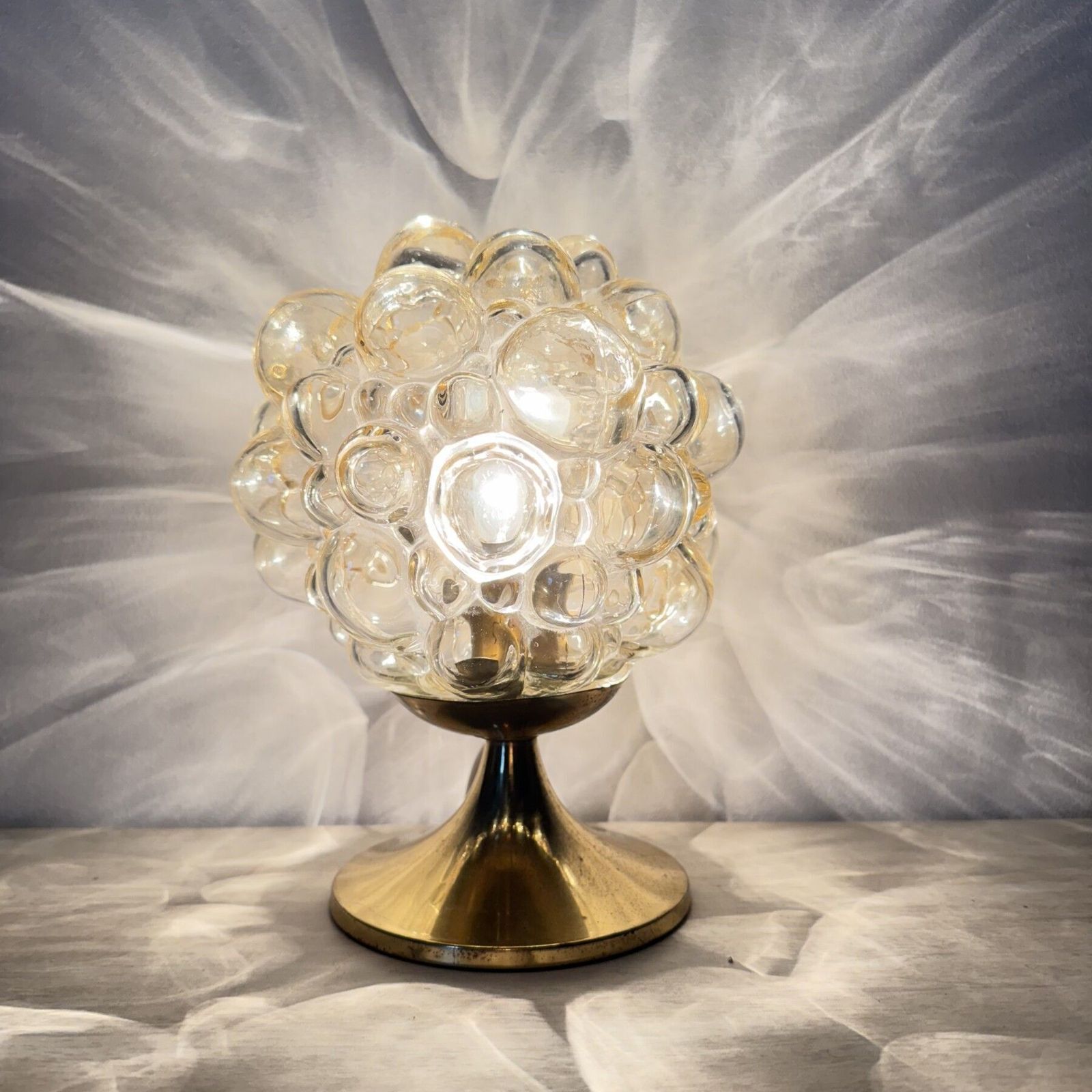 Helena Tynell Glass Bubble Tafellamp, Jaren 1970 photo furniture