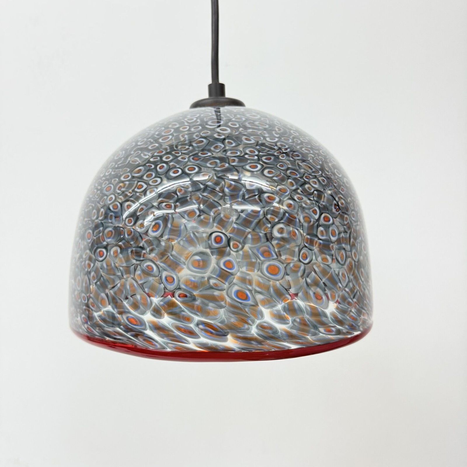 Hanging Lamp Model ‘Neverinno’ In Murano Glass By Gae Aulenti For Vetreria Vistosi , 1970s Italy