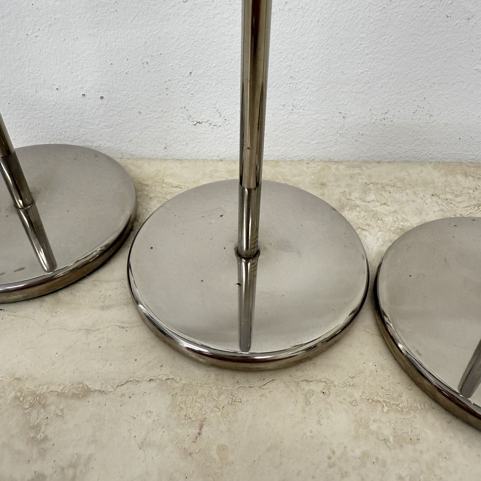 Set Van 3 Kandelaars In Memphis Stijl, Jaren 1980 photo for sale
