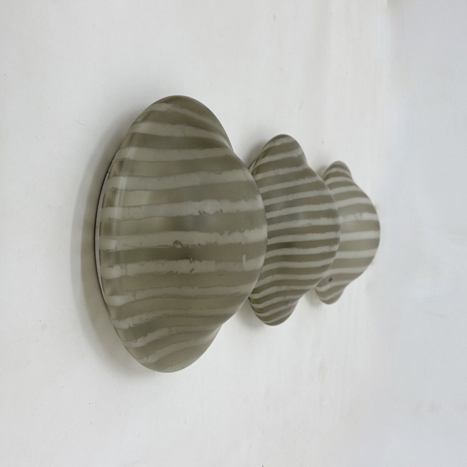 Set Van 3 Peil & Putzler Opbouw Wandlampen 'Zebra', Jaren 1970, Duitsland photo Verlichting
