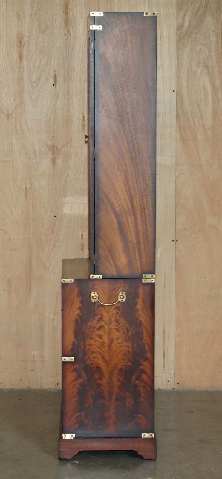 Furniture Fine Harrods Kennedy Military Campaign Hardwood Bookcases Inc Chest Of Drawers photo