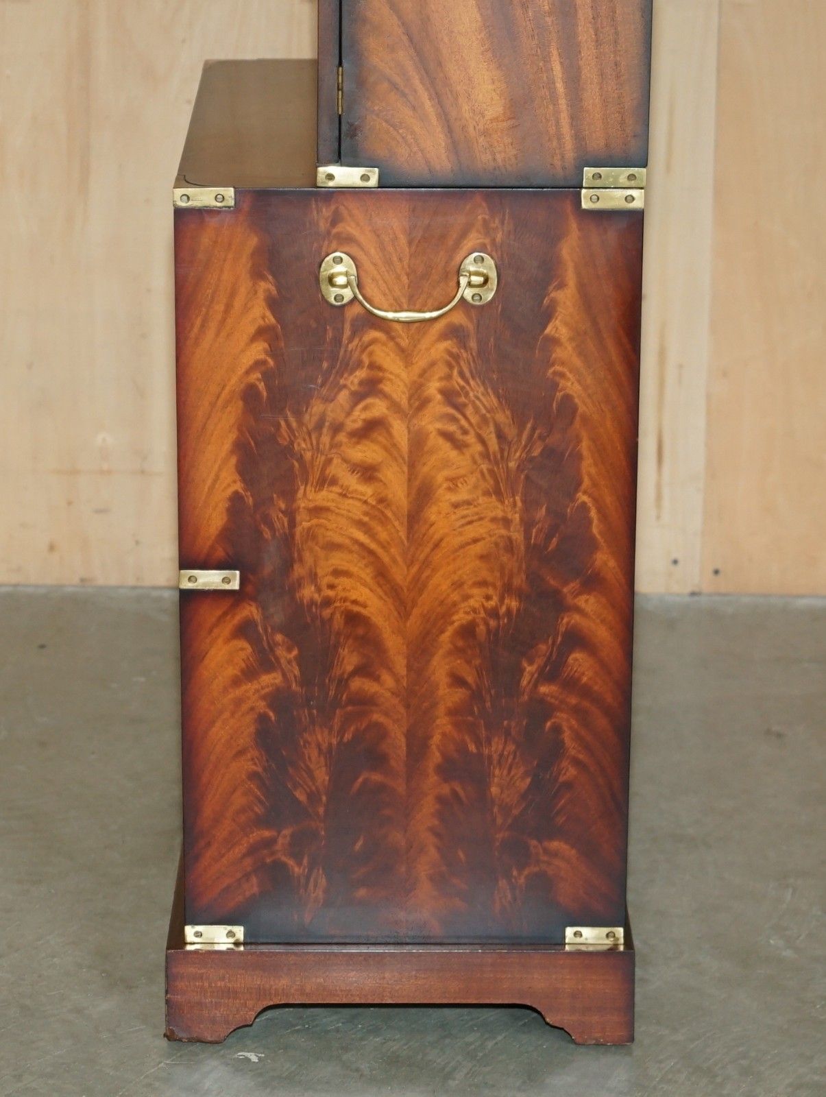 2950.0 Fine Harrods Kennedy Military Campaign Hardwood Bookcases Inc Chest Of Drawers photo