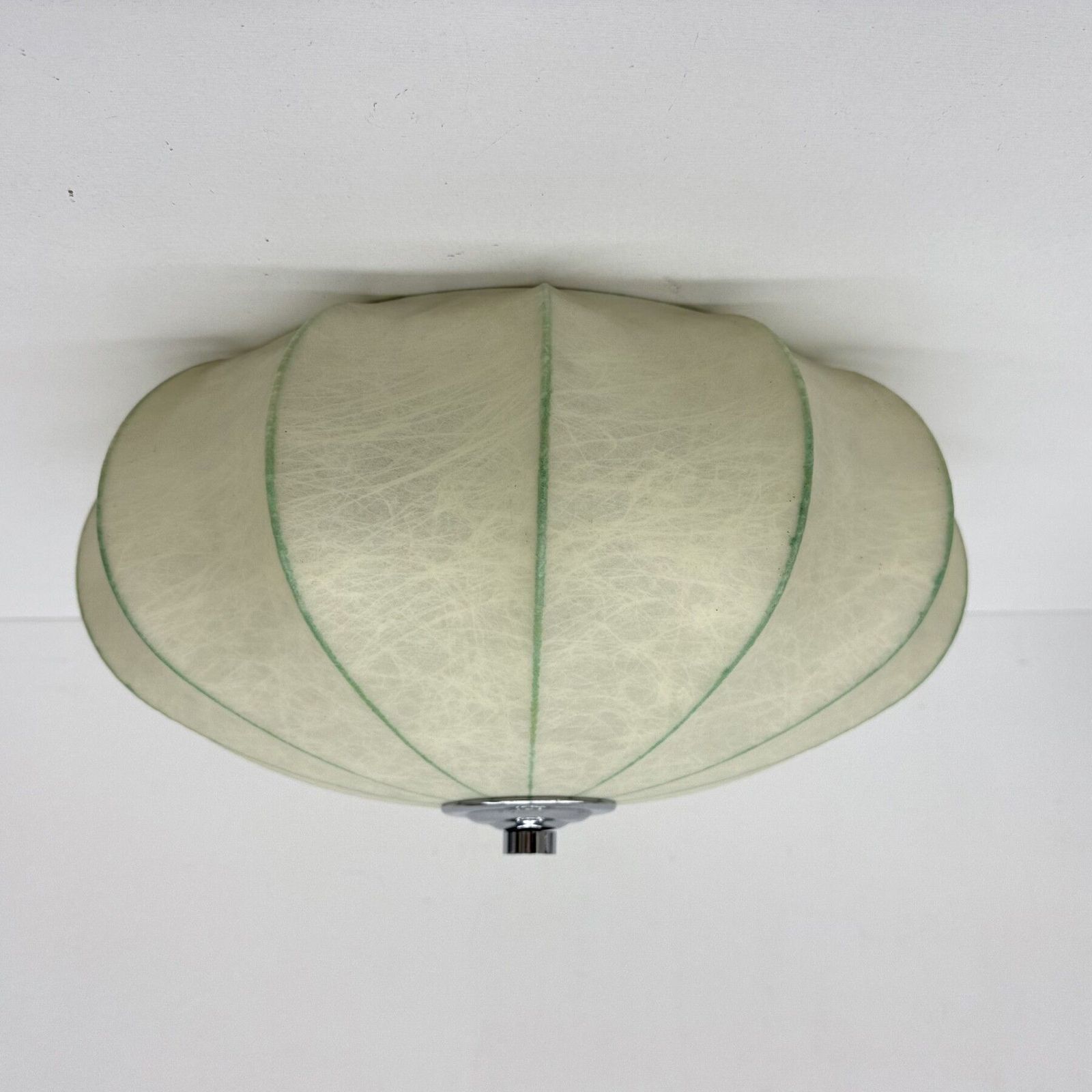 photo furniture Cocoon Flush Mount Van Goldkant Leuchten, Jaren 1960