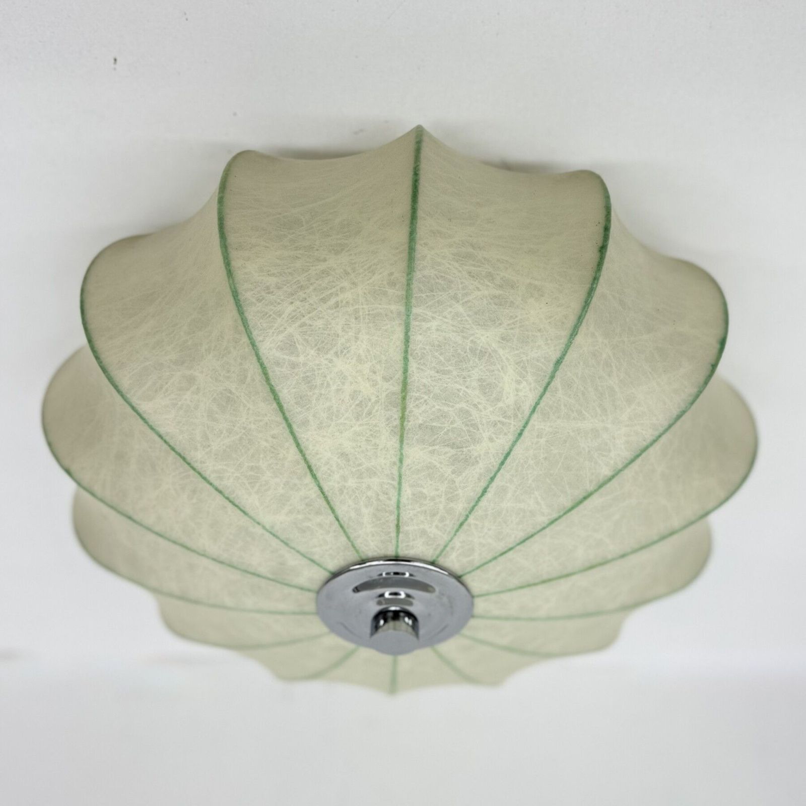 photo for sale Cocoon Flush Mount Van Goldkant Leuchten, Jaren 1960