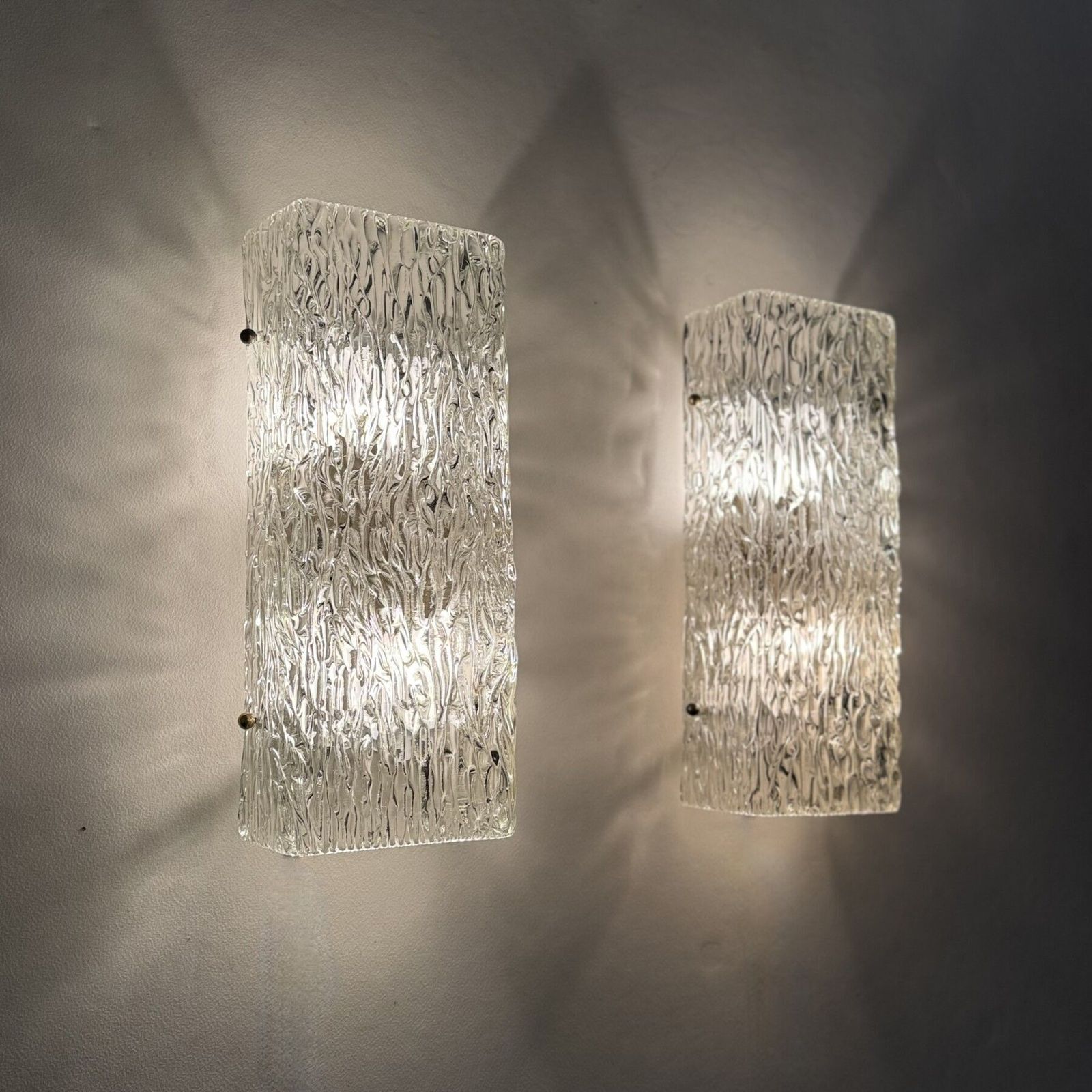 Pair Of Austrian Large Midcentury Murano “Florian” Wall Sconce By Kalmar Franken, 1970s photo 2133.0