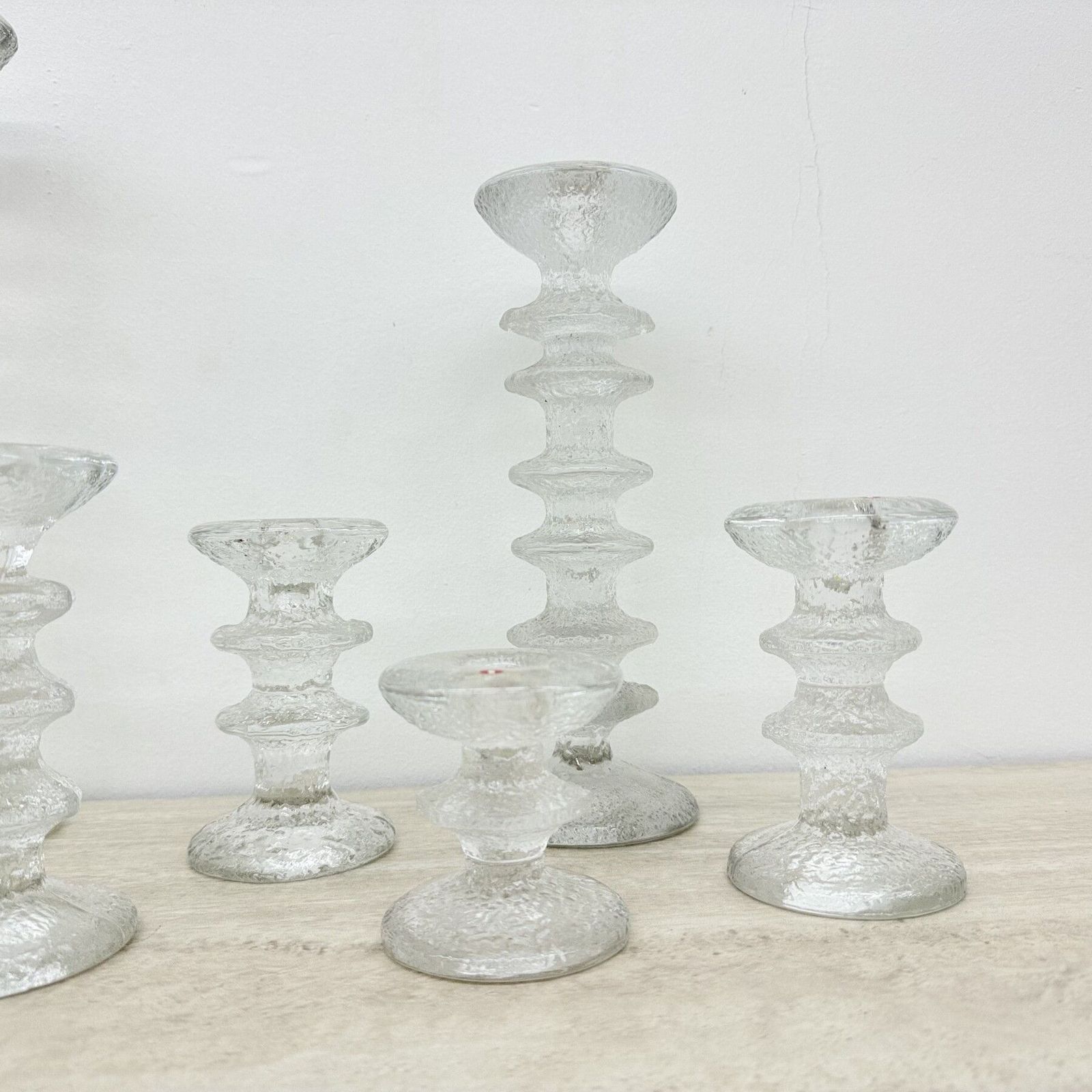 photo furniture Set Of 6 Candle Holders By Timo Sarpaneva For Iittala , 1970s