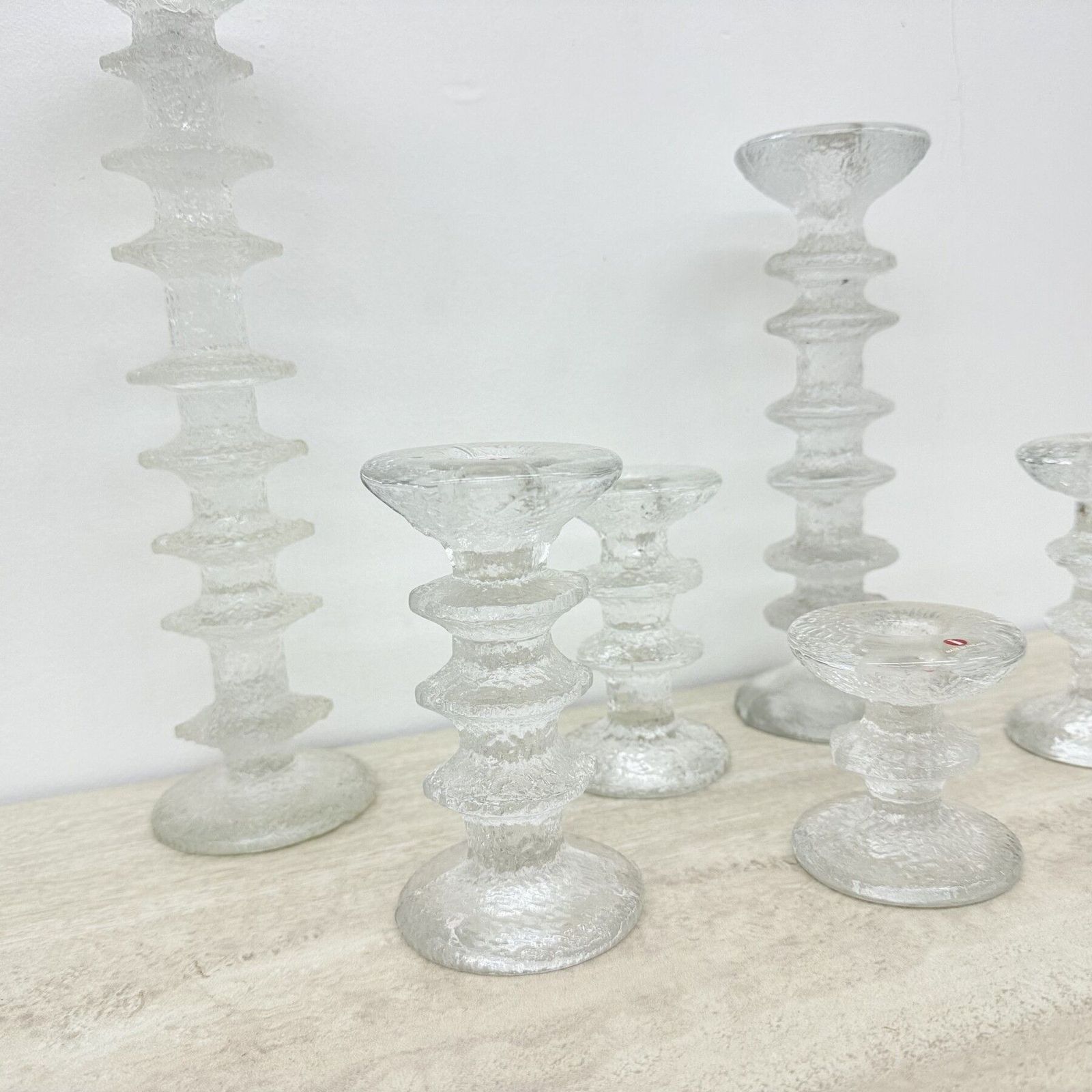 photo vinterior Set Of 6 Candle Holders By Timo Sarpaneva For Iittala , 1970s