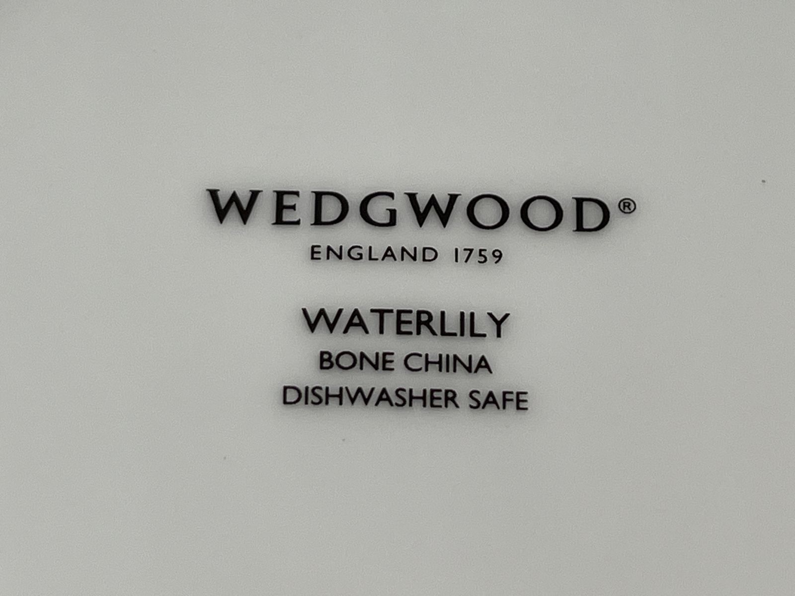 Wedgwood China Wonderlust Collection Waterlily Design Tea Cup & Saucer Duo. photo buy