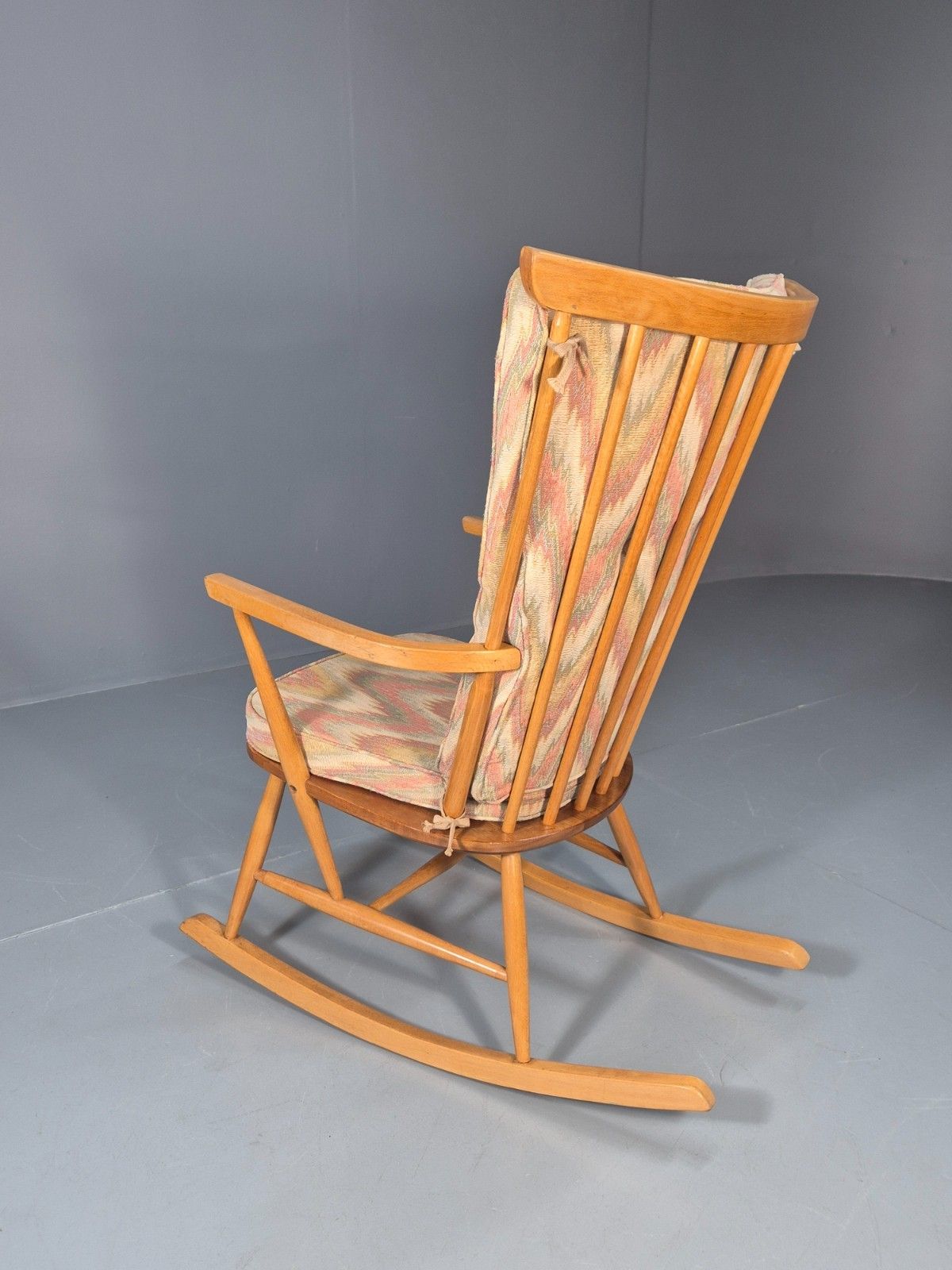 photo furniture Mid Century Rocking Chair Scandinavian Design 1960s Retro Eb10924 Mnor