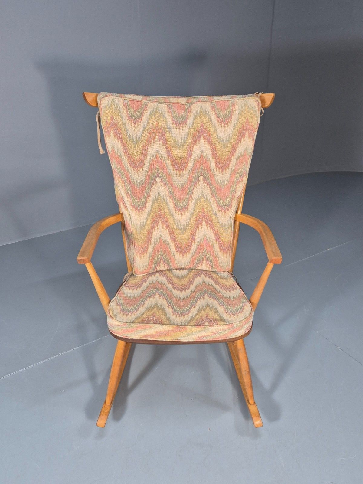 photo buy Mid Century Rocking Chair Scandinavian Design 1960s Retro Eb10924 Mnor