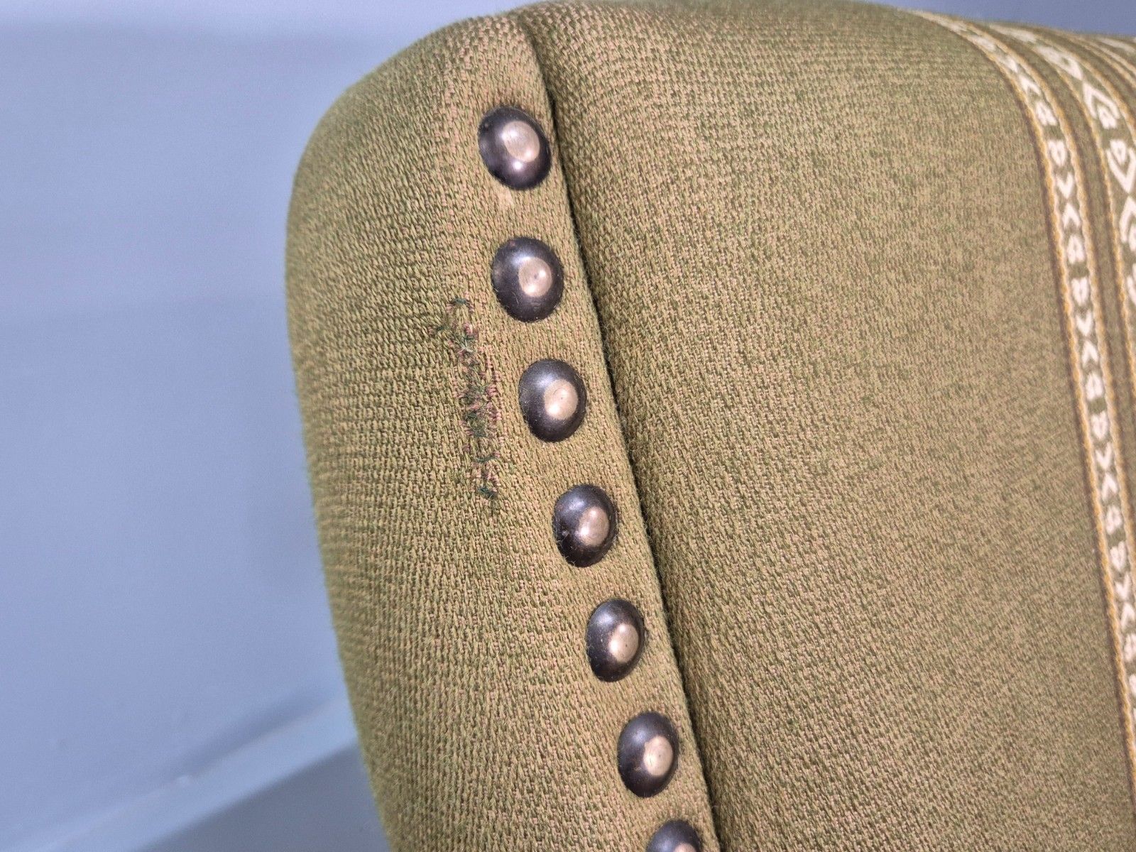 photo for sale 2 Kjaernulf Lounge Chairs Retro 1970s Green Light Oak Retro Eb10750 Vclo