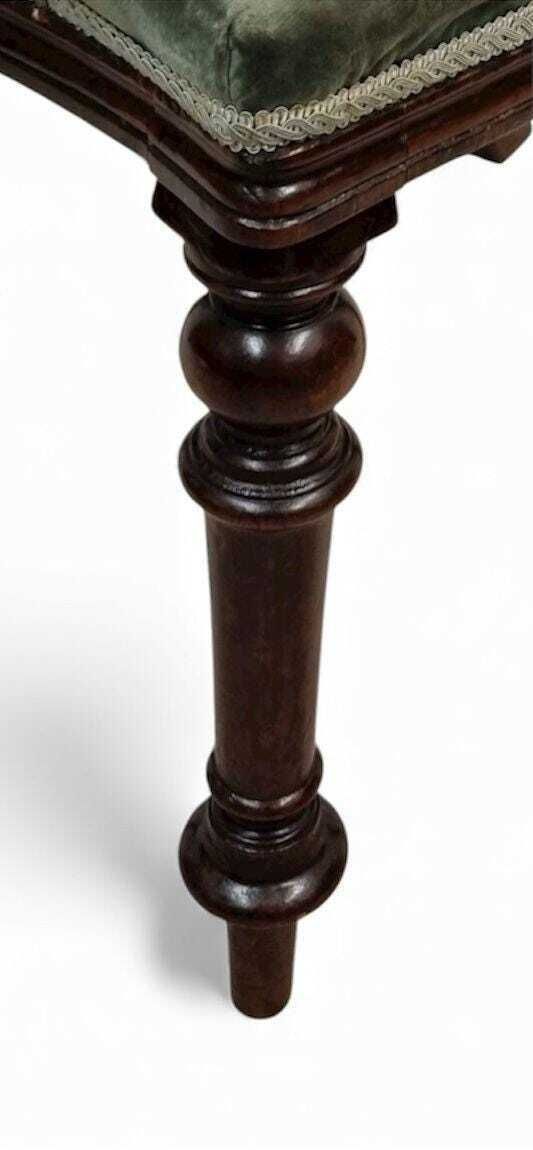 Antique Victorian Mahogany Balloon Chair / 1870s / Free Delivery photo 190.0
