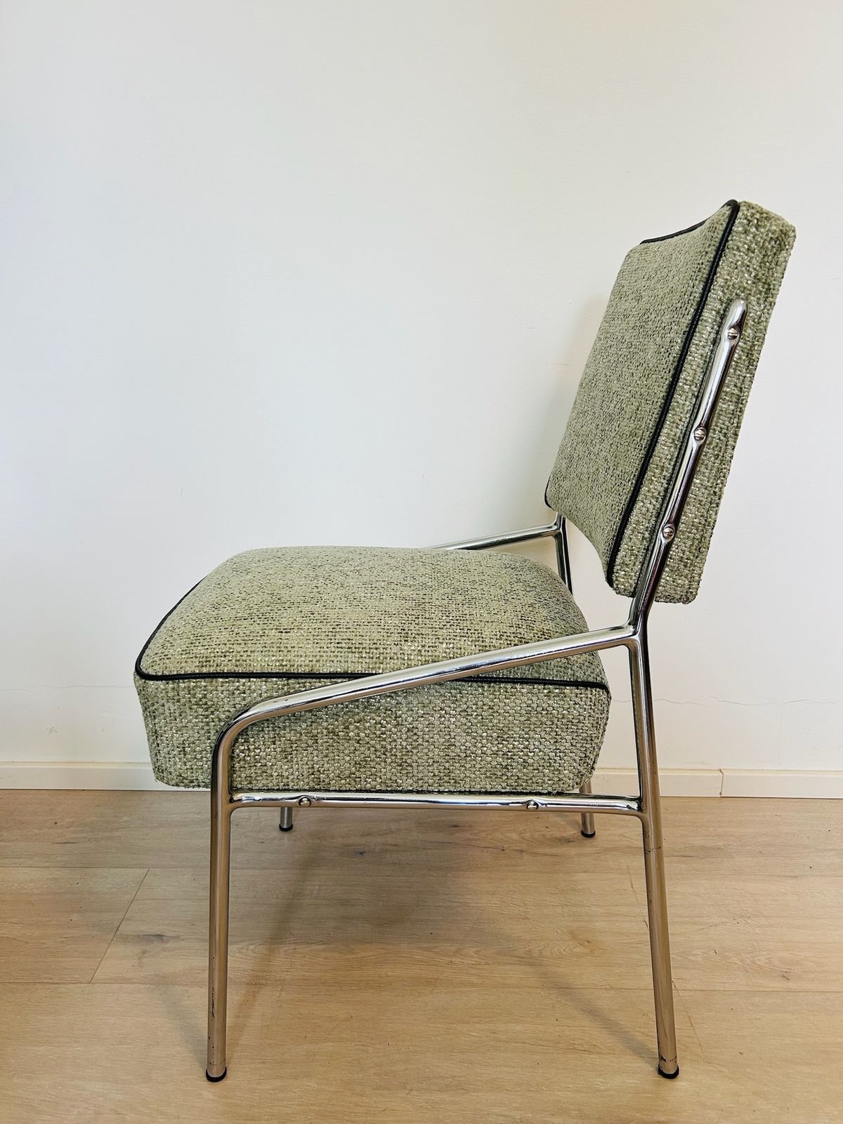 Bauhaus Chrome Plated Dining Chairs, Set Of 2, Hungary, Peresztegi József , 1960s photo buy