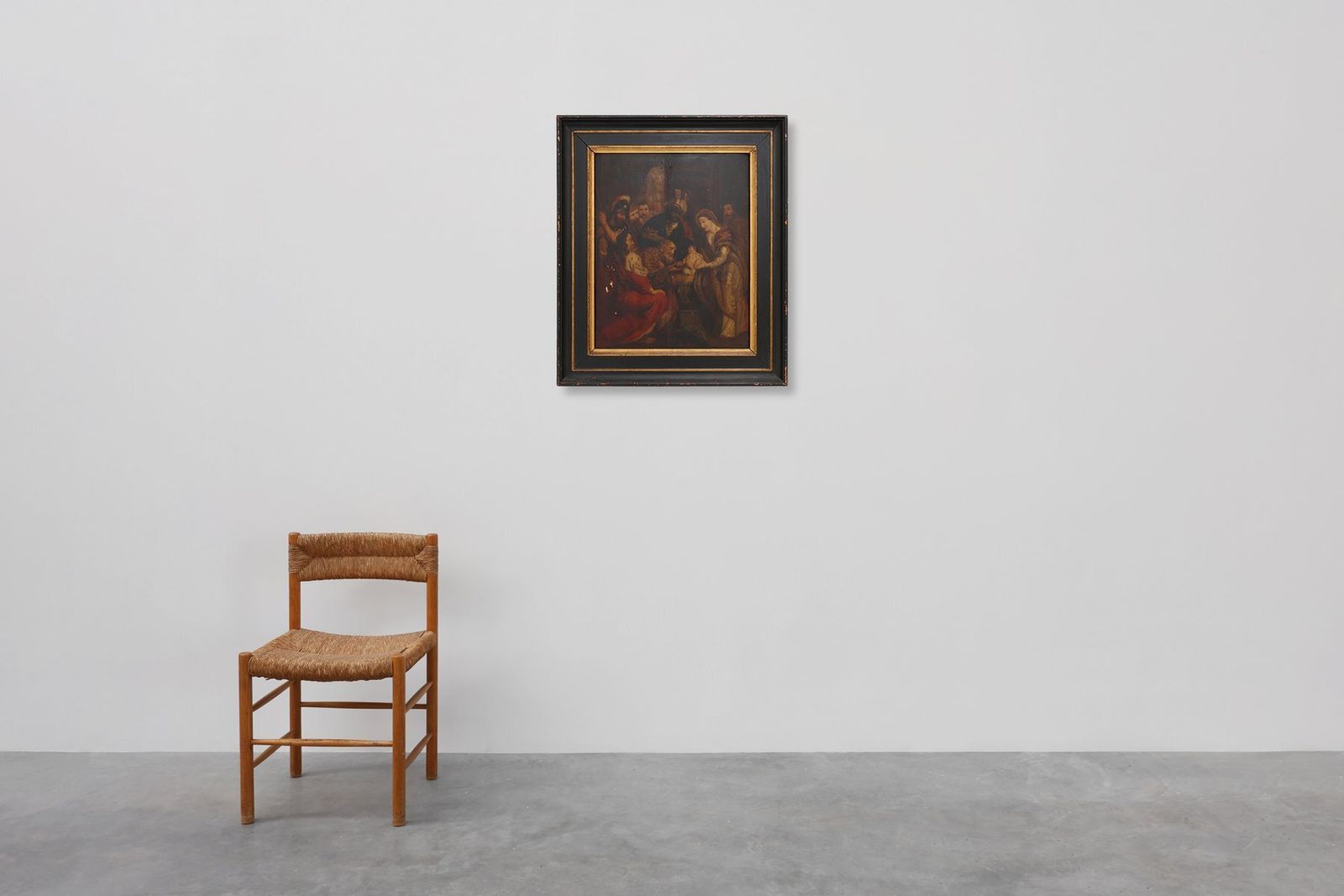 Adoration Of The Magi, Flemish, 1800s, Oil On Wood Painting, Wood, Framed photo for sale
