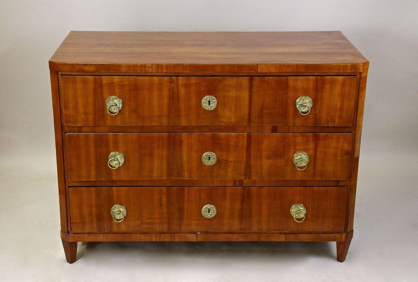 19th Century Cherrywood Biedermeier Chest Of Drawers/ Buffet, Austria Ca. 1830 photo for sale