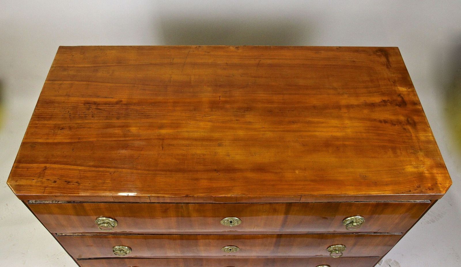 19th Century Cherrywood Biedermeier Chest Of Drawers/ Buffet, Austria Ca. 1830 photo Furniture
