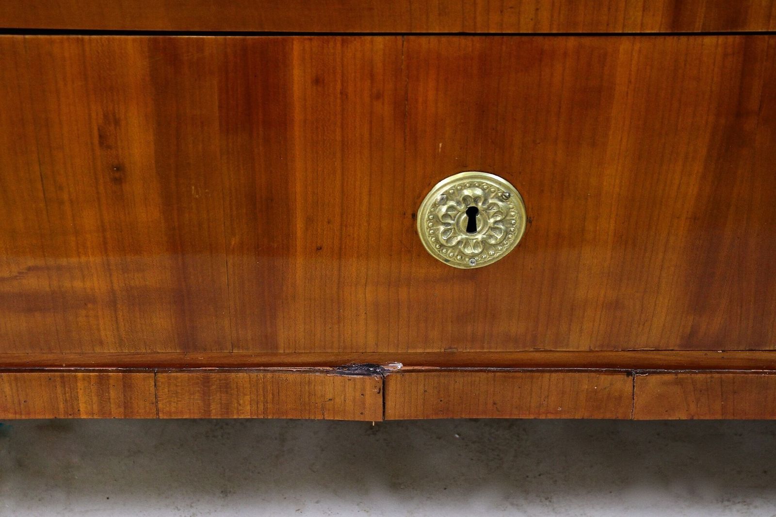 6200.0 19th Century Cherrywood Biedermeier Chest Of Drawers/ Buffet, Austria Ca. 1830 photo