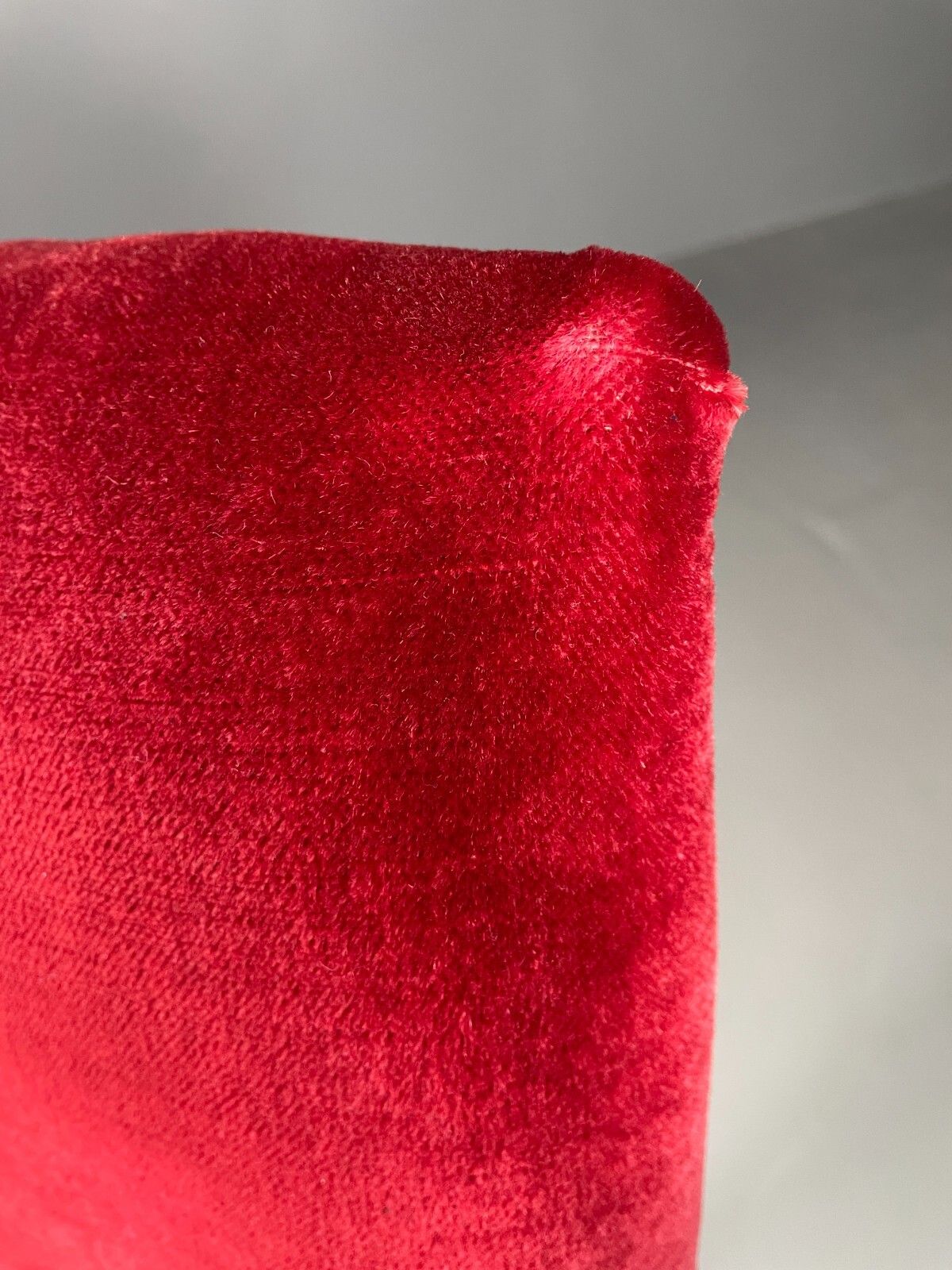 photo buy Antique Danish Small Chair Decorative Red Velour Oak Vintage Eb6486 Vclo