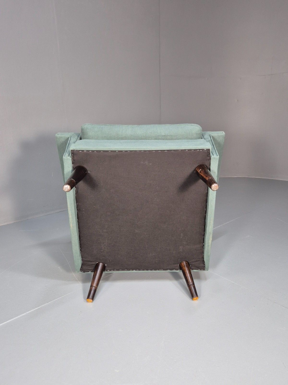 photo furniture Vintage Danish Lounge Chair New Upholstery 1960s Retro Eb6538 Mnor