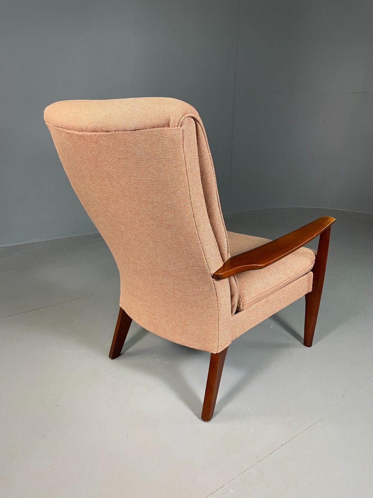 photo for sale Vintage Lounge Chair Beech Frame Pink Parker Knoll Retro Mcm Eb6977 Mnor