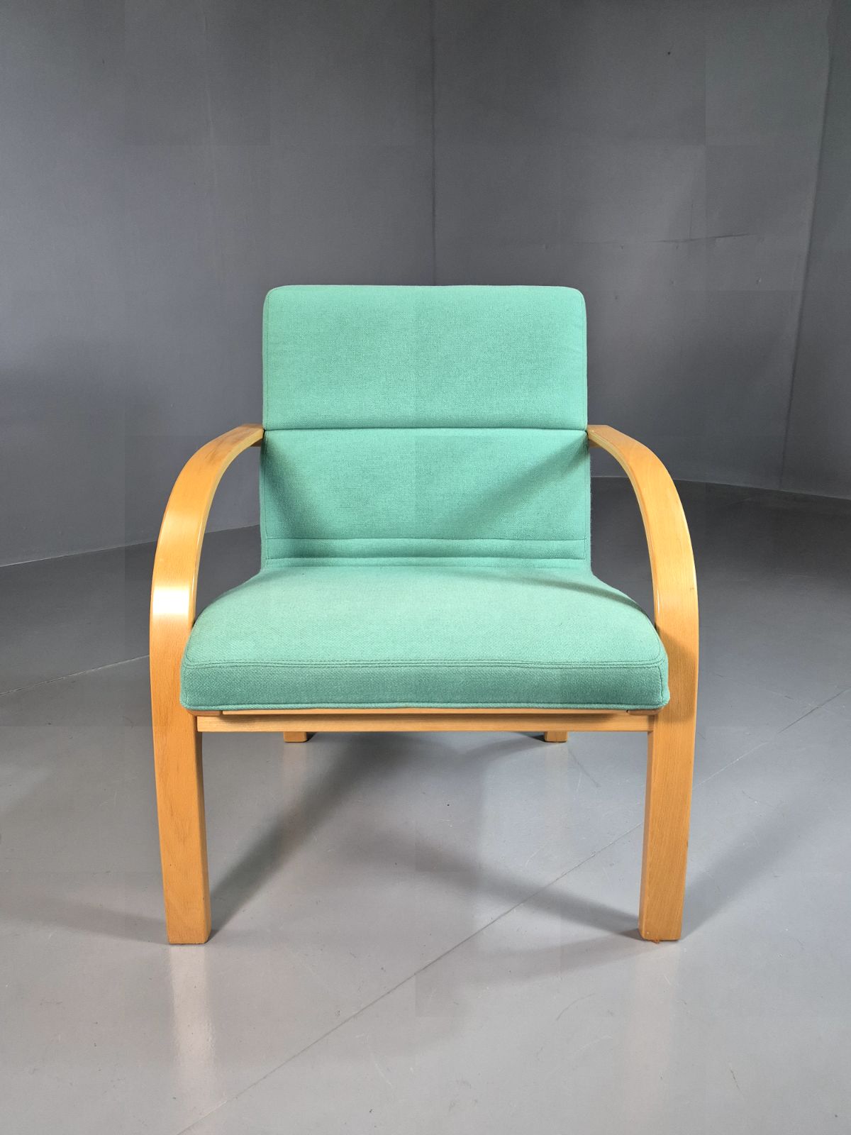 Vintage Danish Lounge Chair Mint Bentwood 1980s Retro Eb7350 Mben photo furniture
