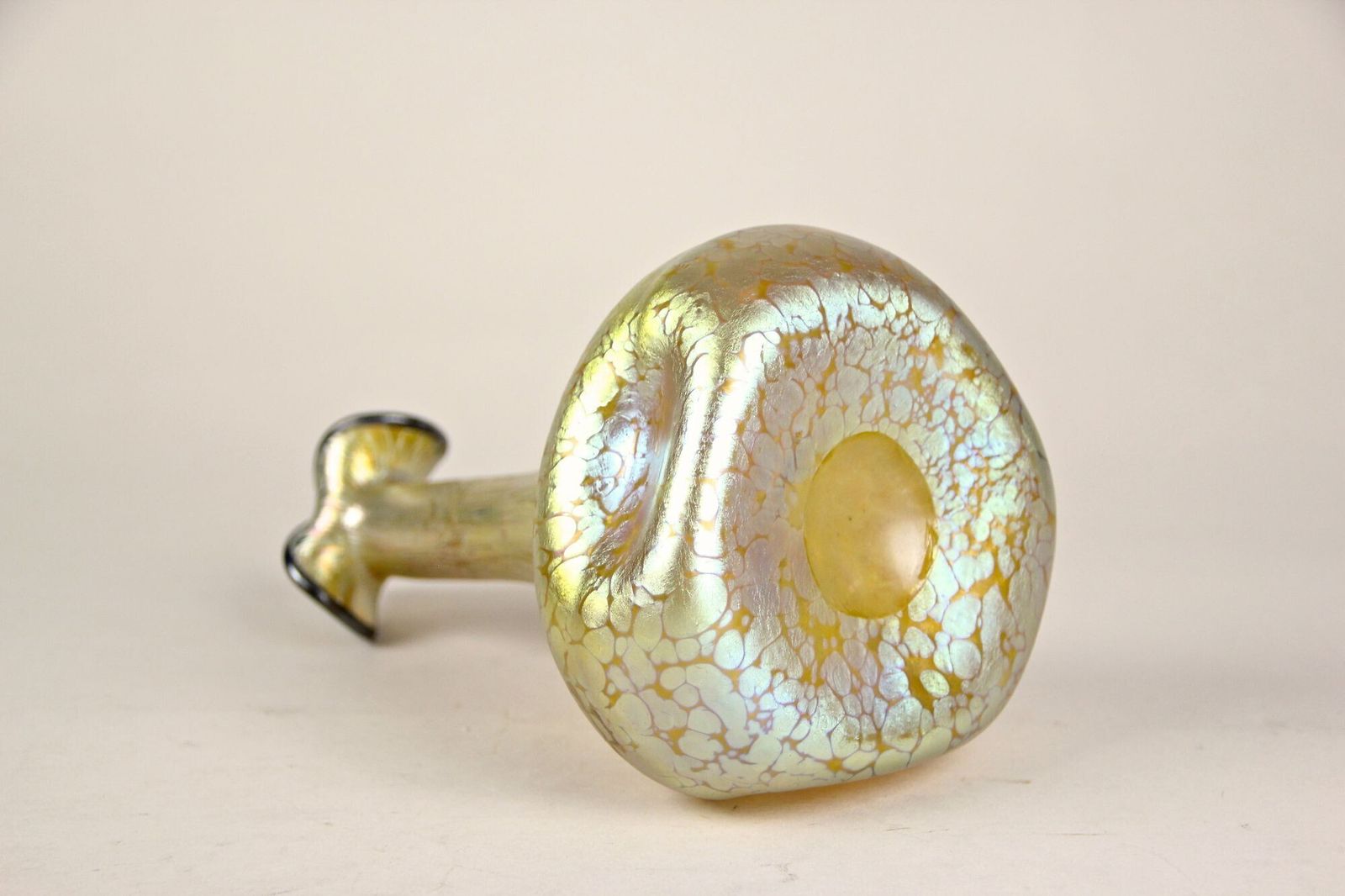 photo furniture 19th Century Art Nouveau Loetz Glass Vase   Decor Candia Papillon, Cz Ca. 1898