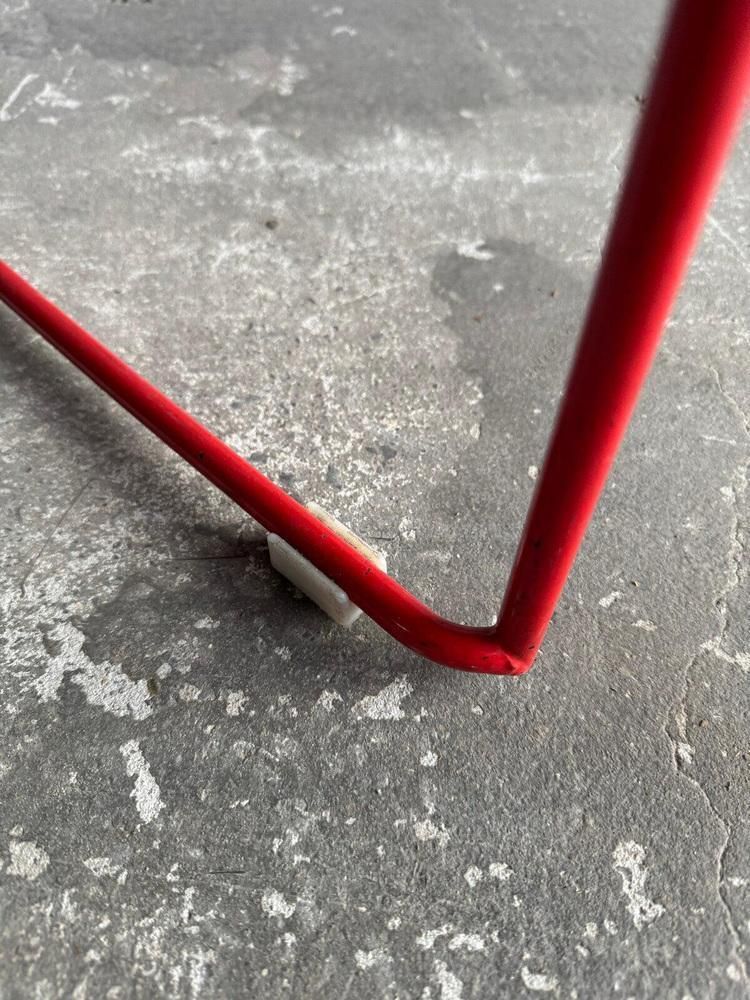 Red Omstak Chair By Rodney Kinsman For Bieffeplast, 1980 photo Furniture
