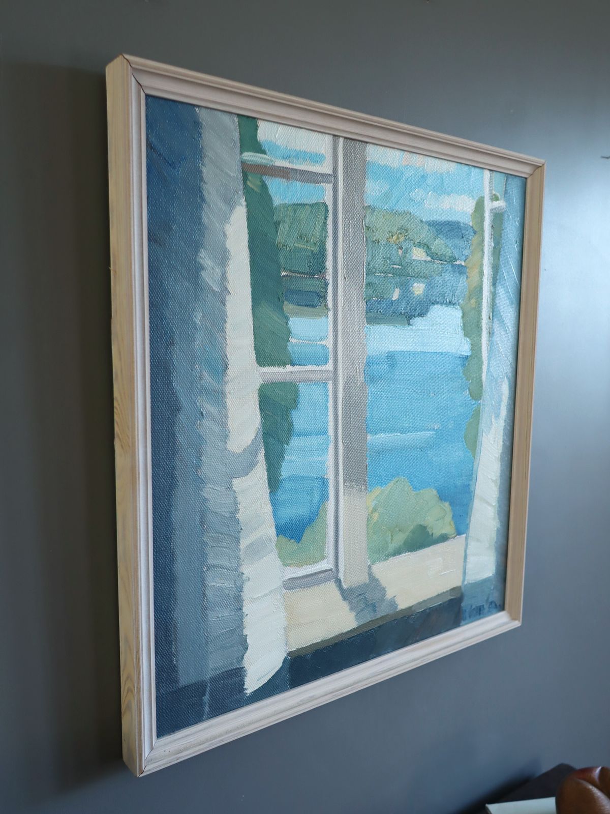 View Across The Lake Oil Painting photo 523.0